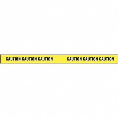 Barricade Tape Yellow 180 ft L 2 in