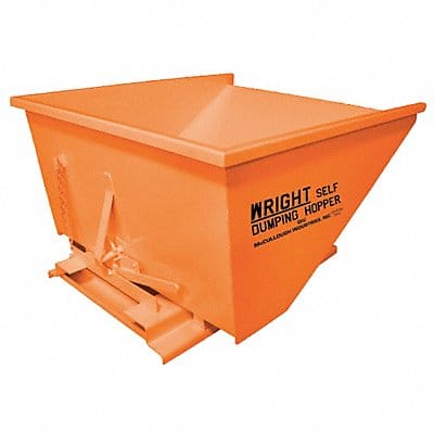 Self Dumping Hopper 6000 lb Orange