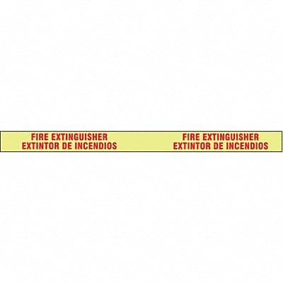 Floor Tape Red/Yellow 3 inx15 ft Roll