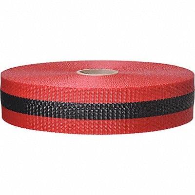 Barricade Tape Black/Red 200 ft L 2 in