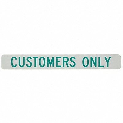 Customer Parking Sign 2-1/2 x 20