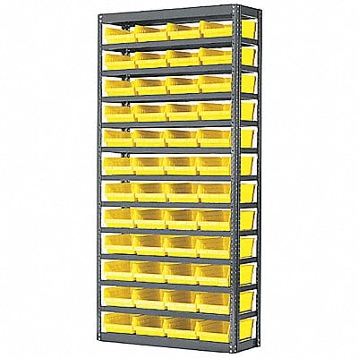 Bin Shlvng 12inx79inx36in Yellow