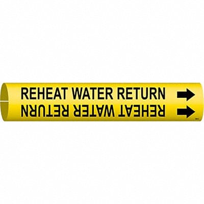 Pipe Markr Reheat Water Return 13/16in H