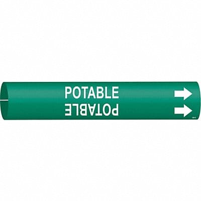 Pipe Markr Potable 2 13/16in H 2 4/5in W