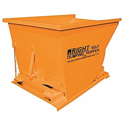 Self Dumping Hopper 5000 lb Orange