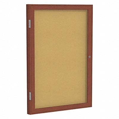 Enclosed Bulletin Board Cork 36x24 In.