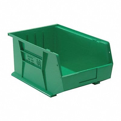 F0608 Hang and Stack Bin Green PP 8 in