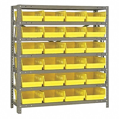 E1513 Bin Shlvng 12inx39inx36in Yellow