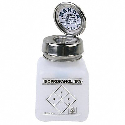 IPA Bottle 85.72mm H Clear 53.98 mm Dia