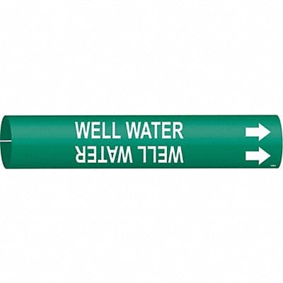 Pipe Marker Well Water 13/16in H 4/5in W