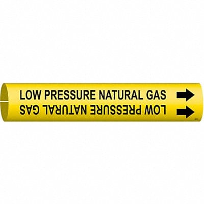 Pipe Marker Low Pressure Natural Gas