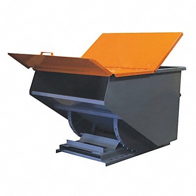 Hopper Lid Red Hinged Fits 2 cu yd.