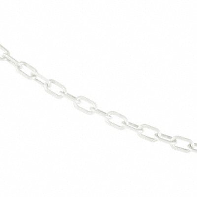E1220 Plastic Chain 50 ft L White