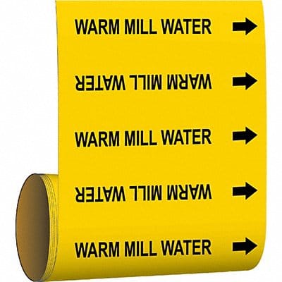 Pipe Markr Warm Mill Water 12in H 12in W