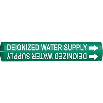 Pipe Mrkr Deionized Water Supply 7/8in H