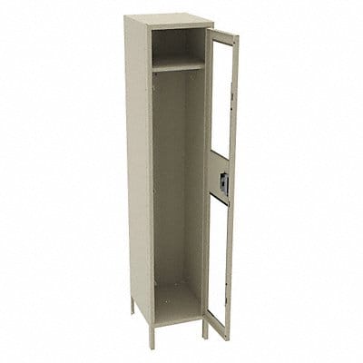 Wrdrb Lockr Clearview 1 Wide 1 Tier Sand