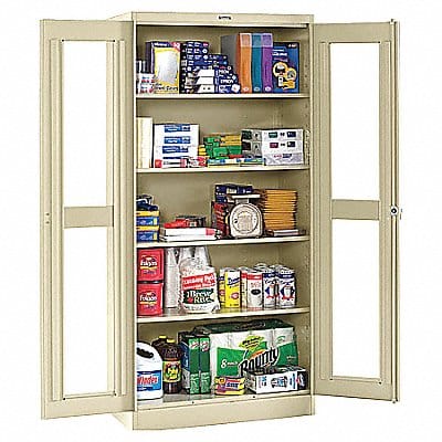 Storage Cabinet 72 x36 x24 Sand 4Shlv