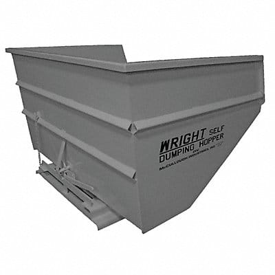 Self Dumping Hopper 6000 lb Gray