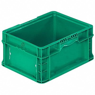 E9244 Straight Wall Ctr Green Solid Plastic