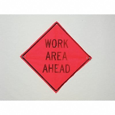 Work Area Ahead Traffic Sign 36 x 36