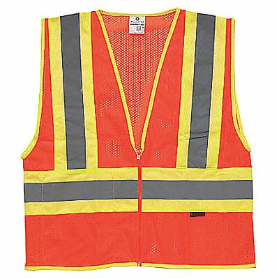 E6640 High Visibility Vest Class 2 4XL Orange