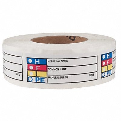 HMIG Label 1-1/2 in H 3-7/8 inW PK1000