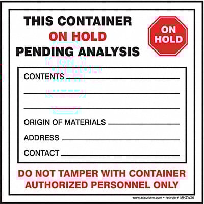 DOT Handling Label Waste 6 W PK100