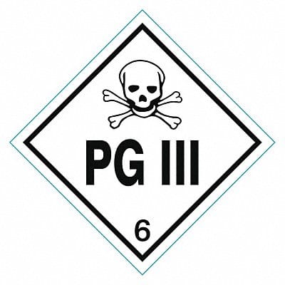 DOT Container Label 4 Label W PK25