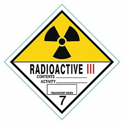 DOT Container Label 4 Label W PK250