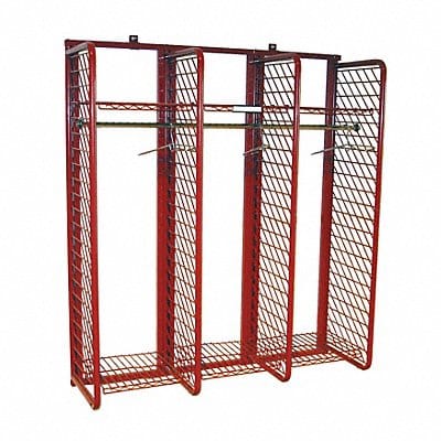 Turnout Gear Rack Wall Mount 3 Comprtmnt Turnout Gear Rack Wall Mount 3 Comprtmnt