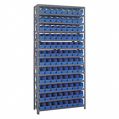 E1506 Bin Shlvng 12inx75inx36in Blue