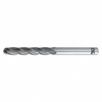 Ball End Mill Single End 3/16 Carbide