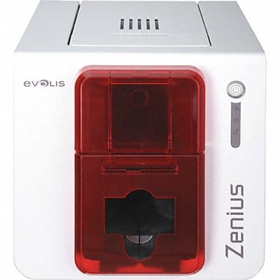 ID Card Printer White/Red For PC or MAC