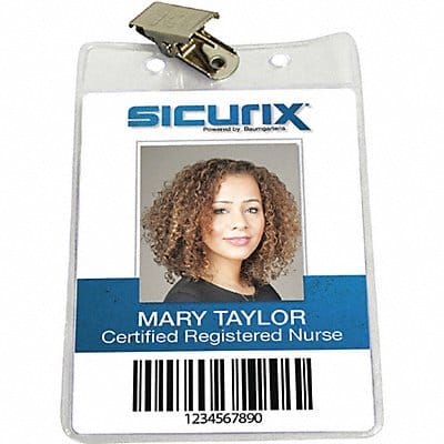 ID Badge Holder Vertical PK50