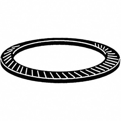 Disc Spring 1.0mm Thick Steel PK100