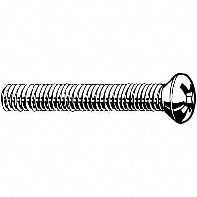 MS M3-0.50 Zinc Plated Oval 20mm 100PK