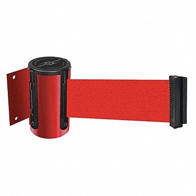 Barrier Post Metal Post Red Finish