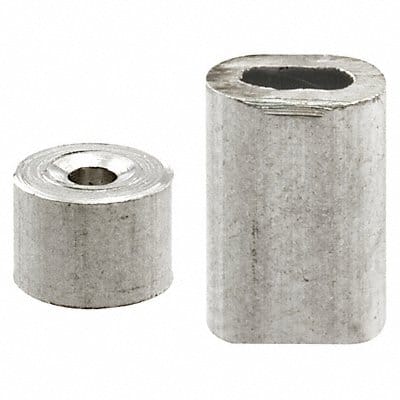 Ferrules Stops Aluminum Silver PR