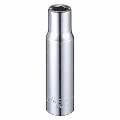 Socket Steel Chrome 7/16 in
