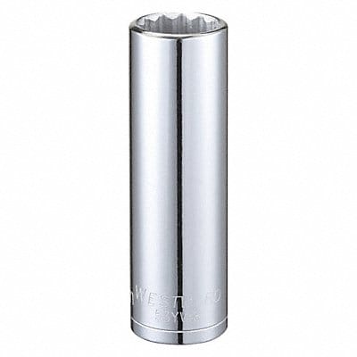 Socket Steel Chrome 18 mm