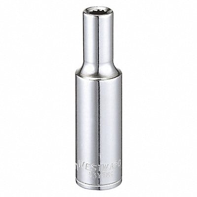 Socket Steel Chrome 6 mm