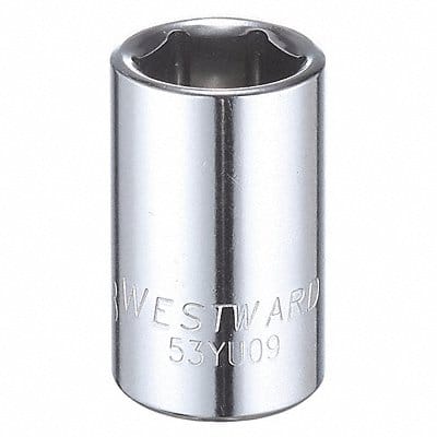 Socket Steel Chrome 5/8 in