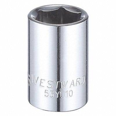 Socket Steel Chrome 11/16 in