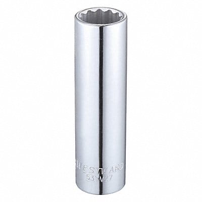 Socket Steel Chrome 5/8 in