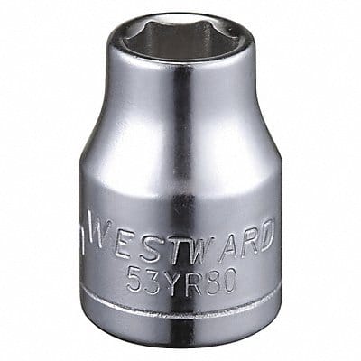 Socket Steel Chrome 8 mm