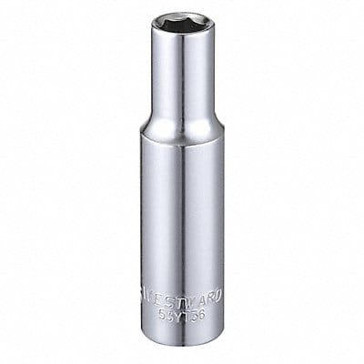 Socket Steel Chrome 5/16 in