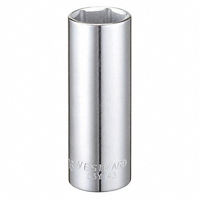 Socket Steel Chrome 11/16 in
