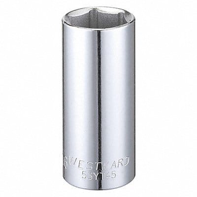 Socket Steel Chrome 13/16 in