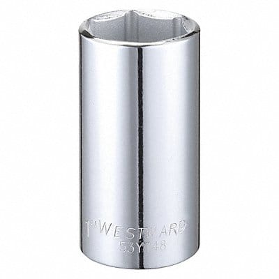 Socket Steel Chrome 1 in