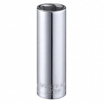 Socket Steel Chrome 12 mm